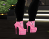 [JR] Pink Stilleto Boots