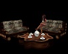 log couch set