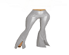 Silver Grey Leather Pant