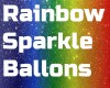Rainbow Sparkle Balloons