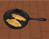 Iron skillet with Fish