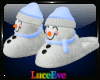 Sky Snowman Slippers M