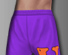 V| purple shorts