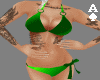 (A)Green Bikini