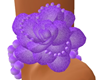 purple flower feet