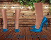Teal Shimmer Shoes