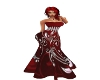 Red/Silver BMXXL Dress