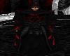 !L! M Red and Black Robe