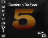 Number 5 No Pose