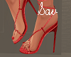Red Diamond Sandals