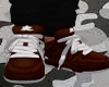 {C} Shoe [Brown&white]