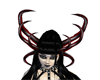 CW black/red Demon Horns