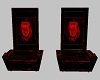 Red Black Dbl Throne