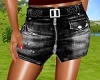 Black Jean Skirt