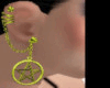 PENTAGRAM EAR GOLD