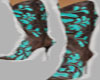 Cowgirl Brown Turquoise