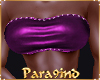 P9)Purple Leather  Top