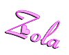 *F ZOLA WALL NAME