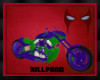 Purple motorcycle