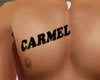 Carmel Chest Tattoo