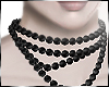 pearl necklace black