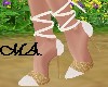 *White&Gold Party Shoes