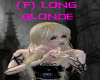 (F) Long Blonde