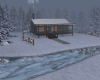 Frozen AlaskaNight Cabin