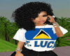 St.Lucia flag top