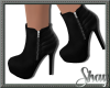 Marri Black Leather Boot