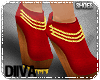 [Red|SpikedChain}Wedges