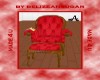 Anns red reading chair