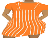 overall skirt orange