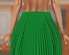Green Pleat Skirt