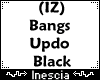 (IZ) Bangs Updo Black