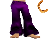 purple marred pants