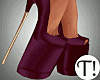 T! Wine Glam Heels