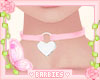 Heart Collar Light Pink