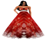 xmas dress/gown red
