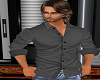 S/~Gray Casual Shirt
