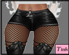 leather shorts
