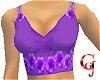 Purple Pansy Tank Top