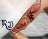 *rd 2 arm Rose Tattoos