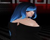 dark blue long hair