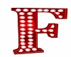 Red Sign Letter F