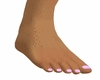 pink glitter toe nails 