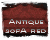 *TY Antique sofA - red