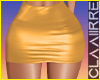 Golden mini skirt