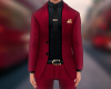 Suit wine color