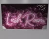 TG| Lash Room Sign